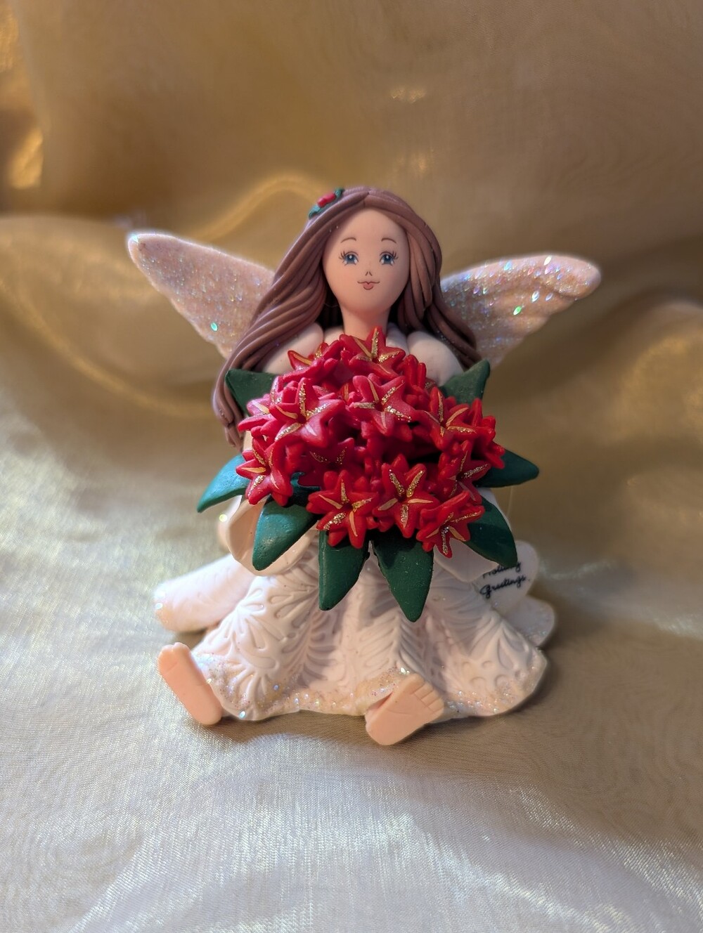 Kneeded Angel "Holiday Greetings"